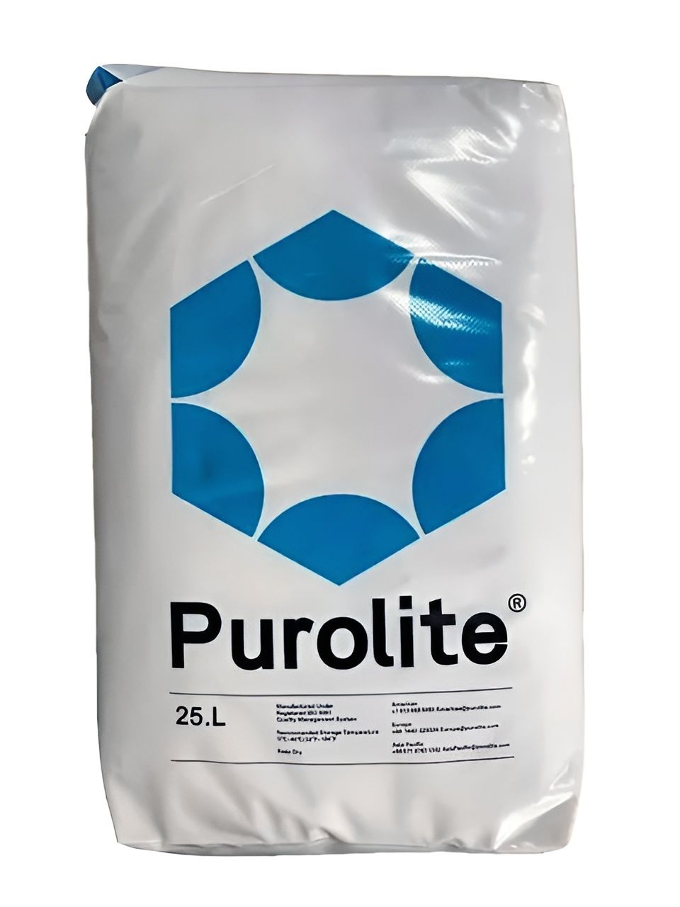 Ионообменная смола Purolite C100 Англия 25л Original. Фильтрующая засыпка для умягчения воды с высокой обменной емкостью.
