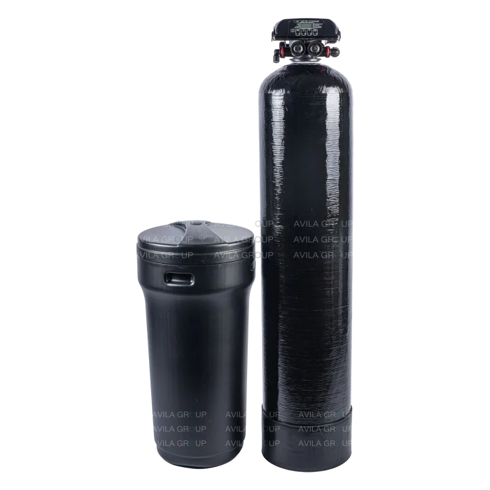 Система очистки воды из скважины для дома 1252 Clack USA Ecodisk производительность до 3000л/ч. Автоматический фильтр умягчения, русское меню и байпас в комплекте. Премиум.