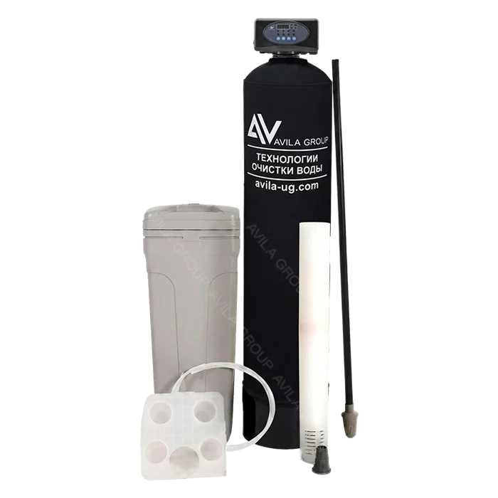 Cистема очистки воды из скважины Water-Pro AV 1354 RunXin F65P3, фильтр умягчения и обезжелезивания воды для дома