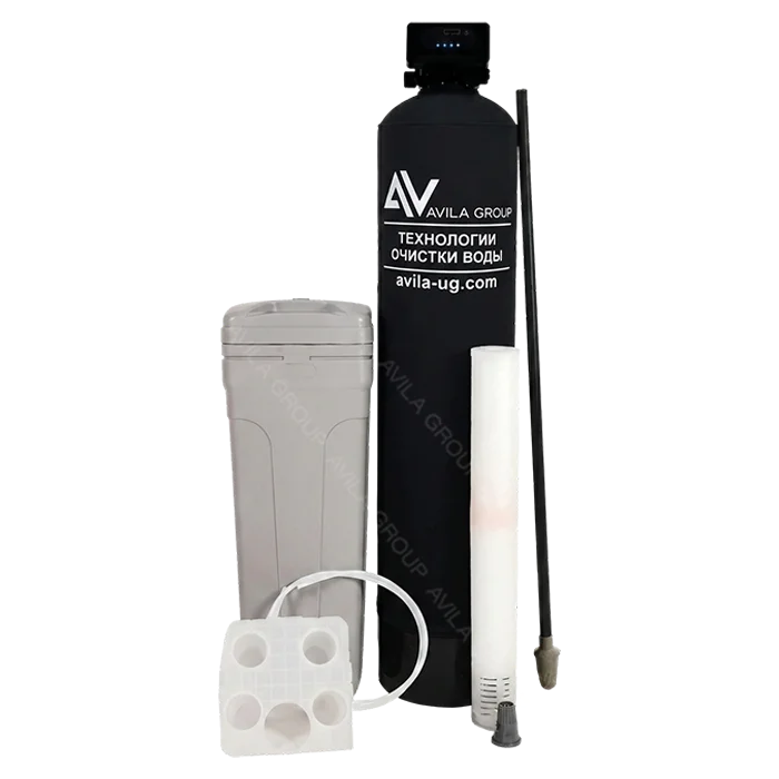 Cистема очистки воды из скважины Water-Pro AV 1465 RunXin F63P3, фильтр умягчения и обезжелезивания для дома
