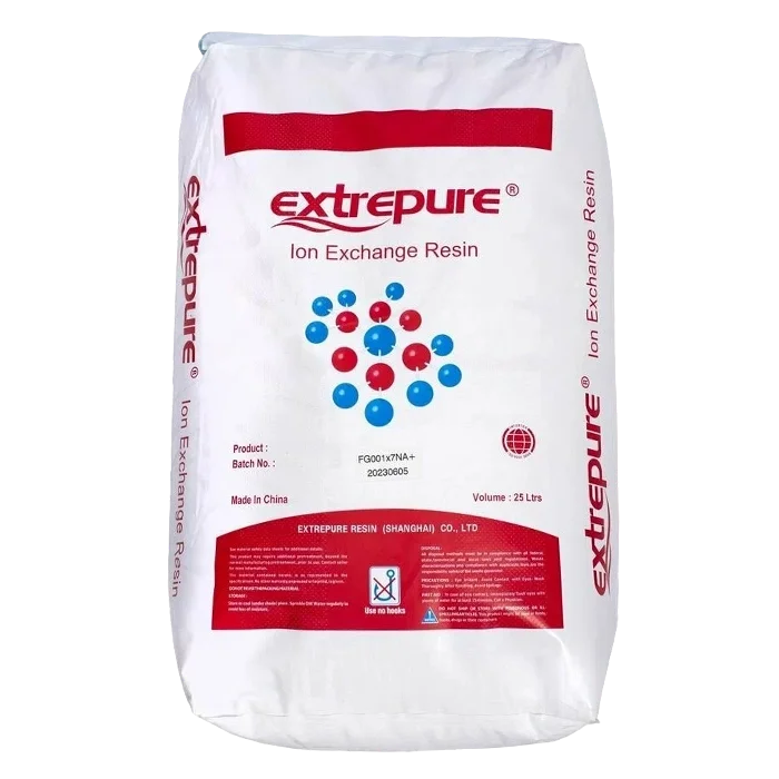 Ионообменная cмола для умягчения Extrepure ion exchange resin 25л, засыпка для фильтра