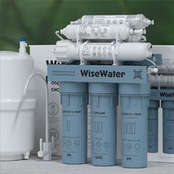 Фильтр обратного осмоса WiseWater Osmos Mineral с минерализатором, 6 степеней очистки, 120 л/сутки. Обратный осмос для квартиры и дома