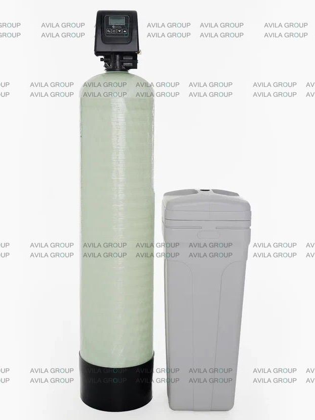 Умягчитель воды для дома 1252 Проматик 100С5. Российский надежный блок управления системой до 4700л/ч.