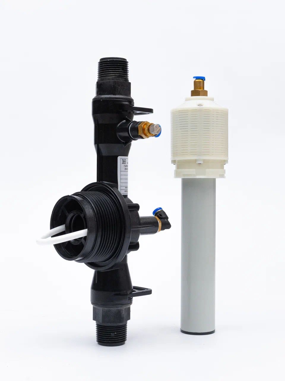 Оголовок аэрационный в сборе Runxin F107, вход/выход 1"