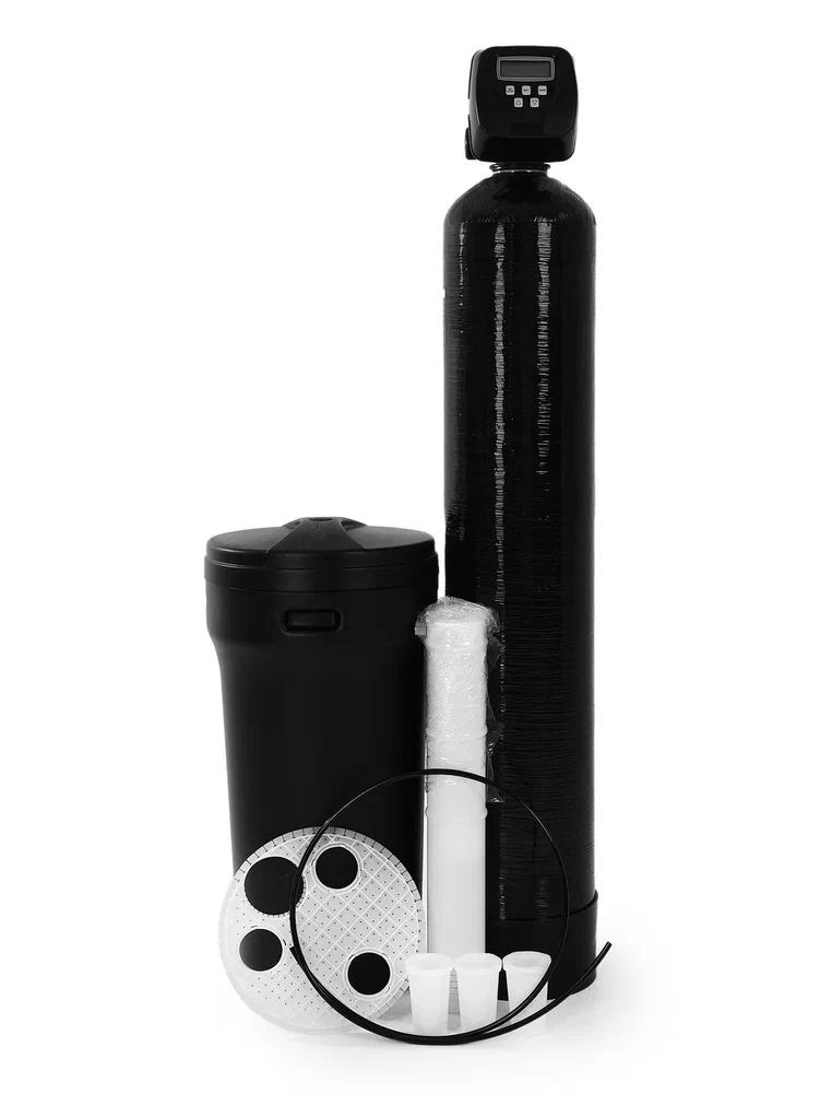 Магистральный фильтр для воды Premium Water-Pro AV 1252 с клапаном Clack WS1CI (США), водоочиститель производительностью до 2000 л/ч. Ионообменная система очистки воды: умягчение и обезжелезивание.