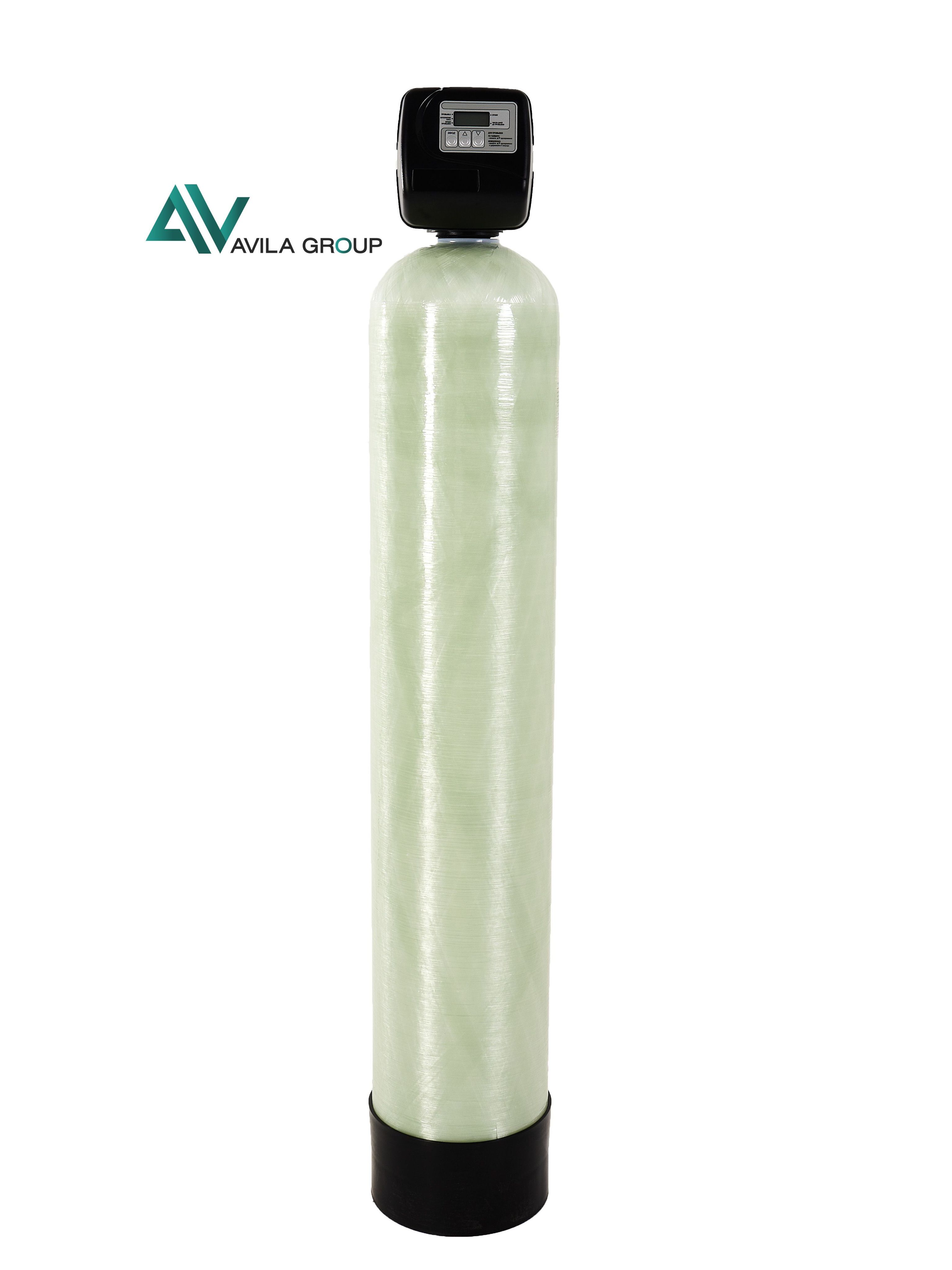 Магистральный фильтр для воды из скважины Water-Pro AV 1054, Clack WS1 TC- водоочиститель производительностью 1300 л/ч, загрузка- 7.5 кг. Обезжелезиватель США премиум!