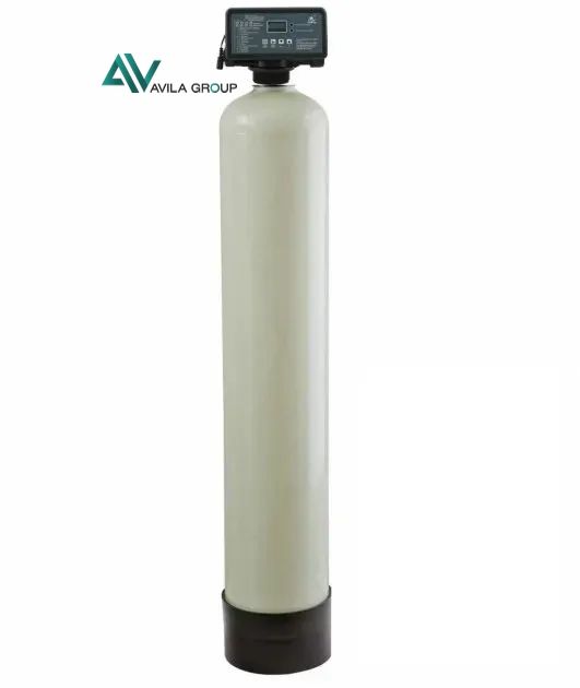 Магистральный фильтр Water-Pro Oxi 1044, водоочиститель в сборе под загрузку, с автоматическим клапаном RunXin F71Q1, 1000 л/ч