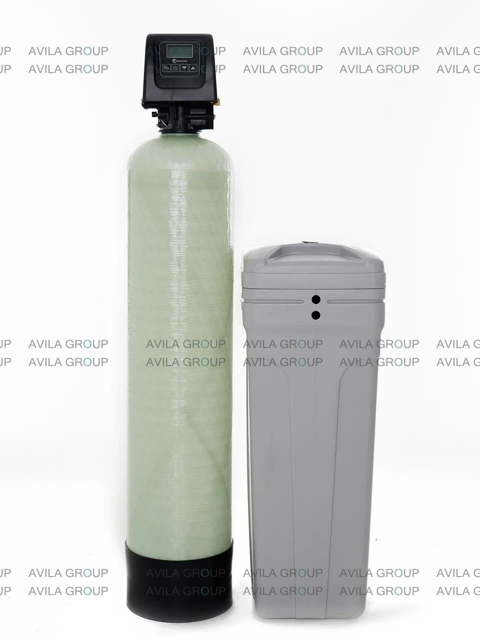 Умягчитель воды для дома 1044 Проматик 100С5. Российский блок управления с инструкцией, производительность до 1300л/ч.