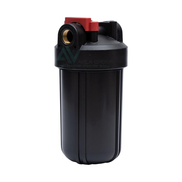 Корпус магистрального фильтра Siberia 10BB ,производительность 3000 л/ч c ключом.